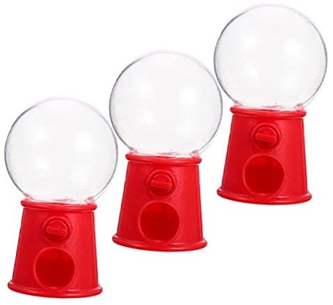 MAGICLULU 3 Pack Mini Gumball Machine Candy Dispenser Toys Boys and Girls Candy Dispenser for Parties