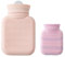 Hot Water Bottle 300ml Microwave Silicone Warm Water Bag with Sleeve for Warmth and Travel Use