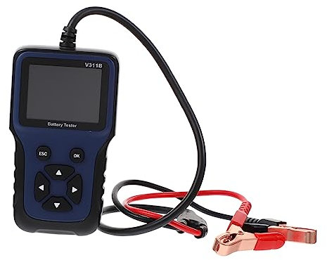 JUMPLAWN 12v Testeur De Batterie Auto Avec Impression Analyseur De Batterie Et Précis Pour Véhicules Langues Sélectionnables Outil Pour Diagnostics Automobiles