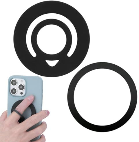 Kustimantu Porte-Bague de téléphone magnétique, Bague de téléphone Aimant - Anneau de Doigt de la poignée de téléphone Portable magnétique | Kickstand de Smartphone extérieur Rotatif pour la Maison,