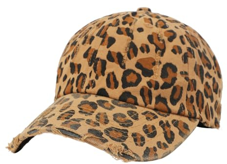RUIXIA Ente Zunge Kappe Leopard drucken Wilden Trend Ente Zunge Kappe vielseitig Nachtclub Stickerei Baumwolle Zeigen Gesicht kleine weiche Hut Männer und Frauen universal einstellbar