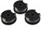For Bosch For Easygrasscut 18V Cutting Line Spool, 3 Pack Replacement Coils 4m, 0 6mm, Fits For Easygrasscut Models 23, 26