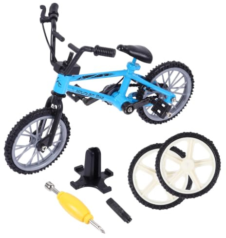 OFFIGAM Finger Bike Spielzeug Aus Aluminiumlegierung Mini Fahrrad Modell FüR Kinder Fingersport Und Schreibtischspiel Kompakt 4 Zoll FüR Zu Hause Und BüRo