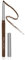 Palladio Waterproof Screw Out Eye Pen, Rich in Pigments and Creamy, Easy to Use, Long-Lasting and Smudge-proof Eyeliner, Black Brown