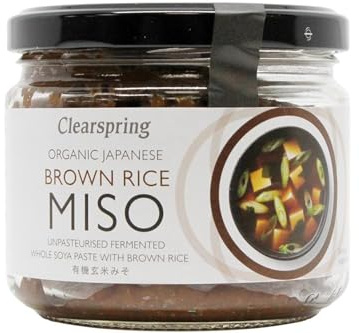 Clearspring Pasteurised Organic Japanese Brown Rice Miso Paste, 300g