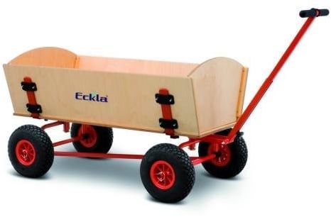 Bollerwagen Fun-Trailer Long mit Hinterachslenkung von Eckla