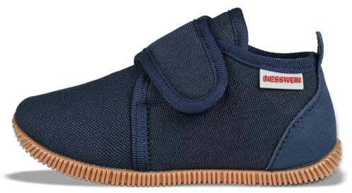 GIESSWEIN Strass - Slim Fit leichte Pantoffeln für Mädchen & Jungen, Blau (Dunkelblau 548), 30 EU