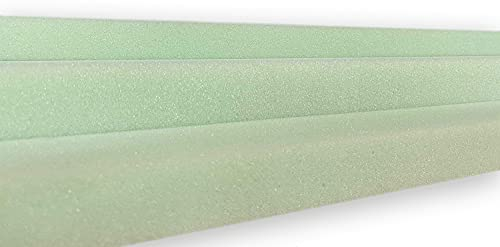 Plancha de Espuma Estándar - Poliuretano - Densidad Dura D30kg (200 x100 x04 cm de Grosor) - Color Verde