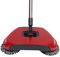 ANCOZ Balayeuse à main automatique sans électricité portable 3 en 1 avec pelle et poubelle (rouge)