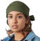CHARM Raffen Turban Bandana Mütze Kopf Schal Alle Jahnreszeit Boho Schick Pirat Khaki