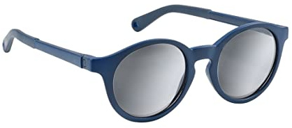 BÉABA Gafas de sol para niños de 4 a 6 años, Protección 100% UV - CAT 3, Protección lateral, Comodidad óptima, Patillas ajustables en 360°, Azul marino