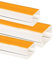 ENVA® Electrical Cable Trunking, White Self Adhesive Paintable PVC Trunking Cable & Wire Tidy Plastic Electrical Conduit Mini Trunk (2, 25x16mm)