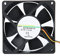 0.38A DC 12V 3PIN Ventilador de enfriamiento de disipación de calor, Enfriador de disipador de calor, 80 x 80 x 20 mm, Ventilador de enfriamiento de 80,000 horas.
