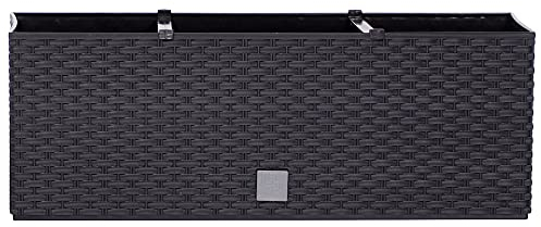 Annastore Balkonkasten - Blumenkasten Ratolla Längen (Anthrazit, L 80 cm)