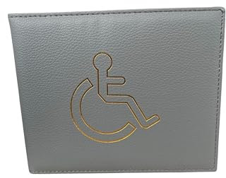Requisite Needs Disabled Blue Badge and Timer Holder Wallet Protector Disability Parking Permit Holder (Grey)