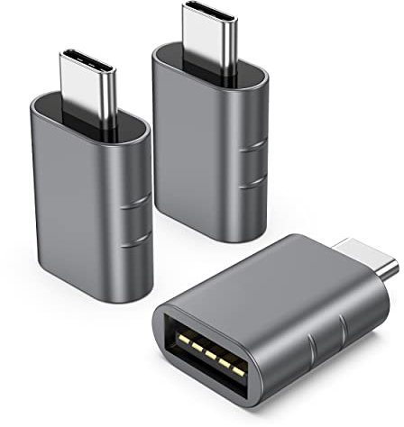 Syntech USB C to USB Adapter [3 Pack] USB-C Male to USB 3.0 Female Adapter Compatible with MacBook Pro 2021, MacBook Air 2020 and other Type-C Devices