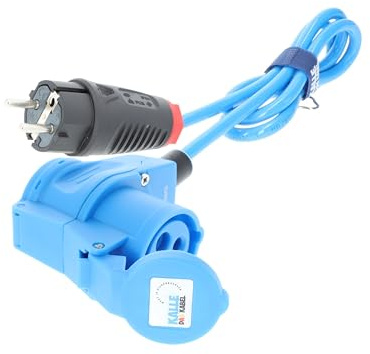 CEE Adapterleitung Kalle Blue Extreme SCHUKO auf CEE Winkelkupplung 3G 2,5mm² 1,5 Meter
