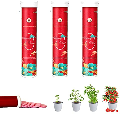 22/44/66Pack Home Gardening Universal Slow-Release Tablet Organic Fertilizer, Stronger, Healthier Roots Using Garden Fertilizer, Concentrated All-Purpose Fertilizer Ease Plant Food (66Pcs)
