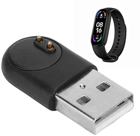 USB-Adapter, kompatibel mit Mi Band 5/6/7, Ersatz für Smartwatch, magnetisches USB-Ladegerät, Kabel für Mi Band 5/6/7, keine Uhren