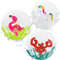 Aufblasbare Wasserball, 3pcs Aufblasbare Strandball, 3D Strandball,Aufblasbare Wasserball Kinder, Wasserbälle Aufblasbar, Kinder Strandball, 3D Wasserbälle Spielzeug, Kinder Strandball