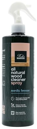 All Natural Wood Cleaner Spray | Self-Cleaning for All Wooden Surfaces, 500ml - Nordic Breeze Scent