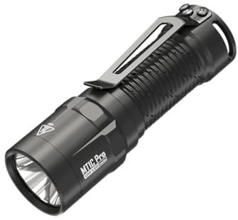 Nitecore MT1C PRO - 1000 lumen, batteria agli ioni di litio NL1816R o 1 x CR123A, 360 metri, 2 livelli di luce