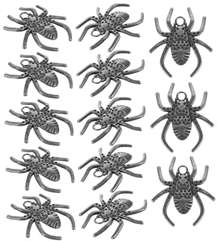 HAPINARY 20 Pezzi Decorazione Gancio Per Da Doccia Arredo Bagno Gotico Ganci Per Tende Da Doccia Decorativi Ciondolo Ragno Ciondoli Di Ragno Arredamento Gotico Arredamento Retrò Lega