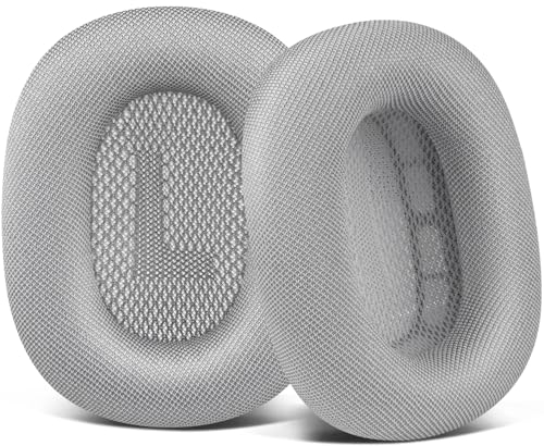 SOULWIT Ersatz Ohrpolster für AirPods Max Over-Ear-Kopfhörer, Ersatzpolster Polster mit strapazierfähigem Mesh-Stoff, weicherem Schaumstoff