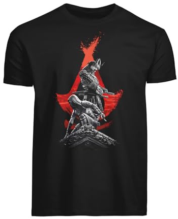 Assassin's Creed Shadows Unisex T-Shirt Keyart Black XXL