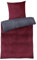 Carpe Sonno Winter Bettwäsche 135x200 - Warme Winterbettwäsche Teddy Fleece - Cashmere Touch Bettwäsche Kuschelig - Plüsch Bettwäsche Fleece Bettbezug - Anthrazit Bordeaux