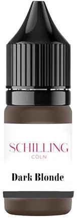 REACH Microblading Permanent Make Up Farbe - langanhaltende, tierversuchsfreie Pigmente für PMU - 3 ml vegan, hergestellt in Deutschland und dermatologisch getestet (Blonde)