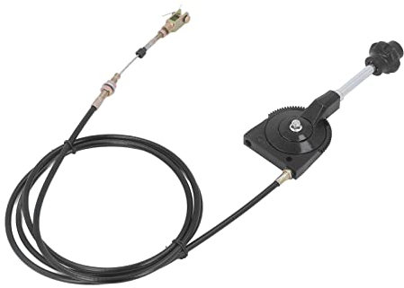 Yosoo Health Gear Excavator Throttle Cable, 2.5 Meter Throttle Controller Cable Replacement for EX230 EX230, Excavator Manual Throttle Wire Heavy Duty Excavator Motor Control Cable