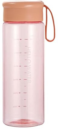 Myluatye Borraccia Sportiva,Bottiglia D'acqua 780ml,con infusore per tè,Senza BPA,Sportiva,Facile da Aprire,Trasparente Bottiglia Acqua per Ufficio,Scuola,Trekking Bottle