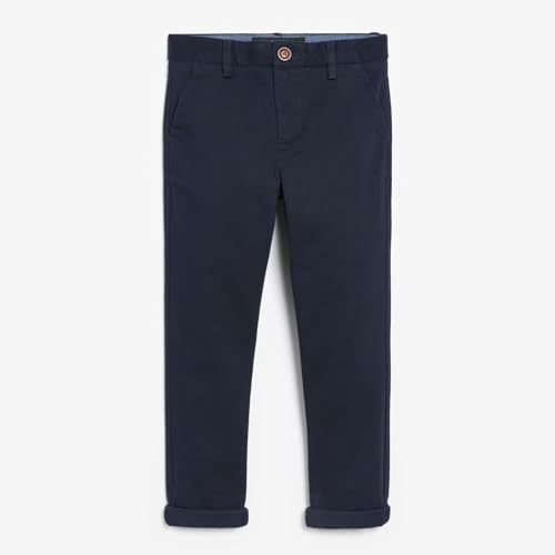 NEXT Jungen Chinohose mit Stretch (3-16 Jahre) – Skinny Fit Marineblau 158