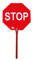 blendend Panneau stop avec poignée métallique, robuste et facile à tenir, idéal pour la circulation et la sécurité routière.