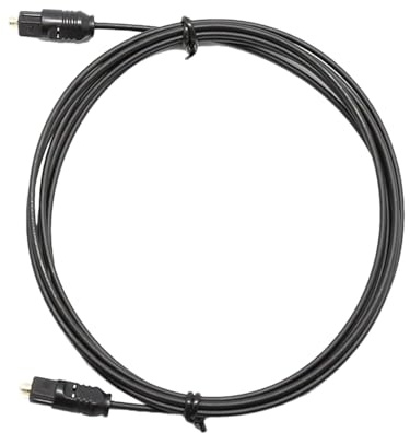Vayfoni 1.5m optical audio cable, metal speaker cable - perfect optical cable for soundbar to tv - digital audio connection for clear sound transmission