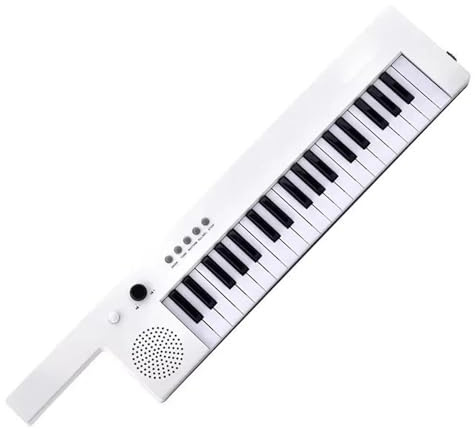 Strumento Pianoforte Elettronico Tastiera Musicale Sintetizzatore Portatile Per Principianti A 37 Tasti Pianoforti Elettronici Durevoli(White)