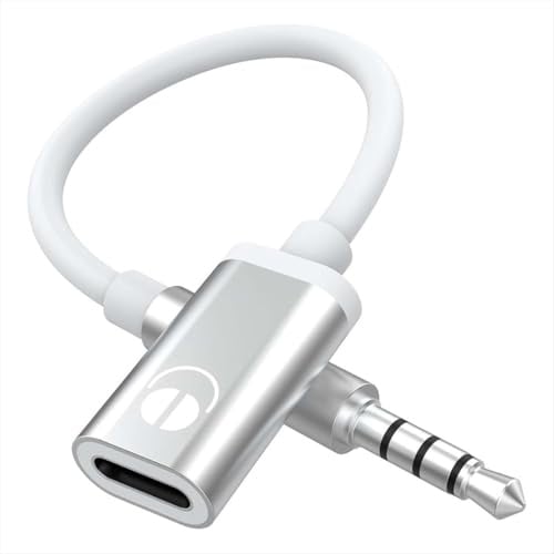 Lafeier Câble audio 3,5 mm mâle vers type C femelle, adaptateur jack analogique pour casque MP3, ordinateur portable, tablette