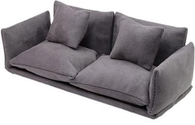 Mocoocouture Loveseat Sofa Couch Modell Miniatur Puppenhäuser Aus Holz Detaillierte Möbel Maßstab 1:12 Für Sammler Sofa Für Puppenhäuser