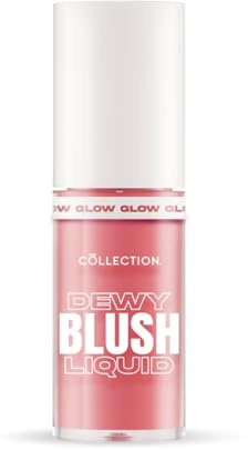 Collection Cosmetics Dewy Liquid Blush- Bare Rose- 5ml | Pigment-packed Formula- Long-lasting Wear- Buildable & Blendable- Skin-Loving