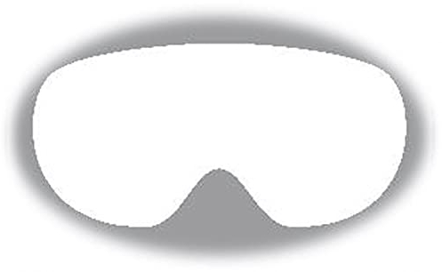 ALPINA Ersatzscheibe für Skibrille (111 = Artikel A7077904 Scheibe: QUATTROFLEX-Spiegel blau für Modell PANOMA QM)