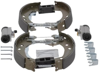 FERODO FMK441 Bremsenset Trommelbremse Bremsbacken Satz mit Radbremszylinder Hinten Kompatibel mit RENAULT Clio 3 Schrägheck BR0/1, CR0/1 MODUS/GRAND MODUS F/JP0 CLIO Grandtour KR0/1, NISSAN