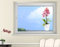 Klebefieber Fenstersticker Pinke Orchideen B x H: 13cm x 30cm