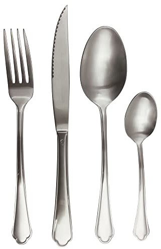 BERGNER Set 16pcs cuberteria Acero Inoxidable Masterpro Gravity, Cromado, Aprox. 21 cms, 16