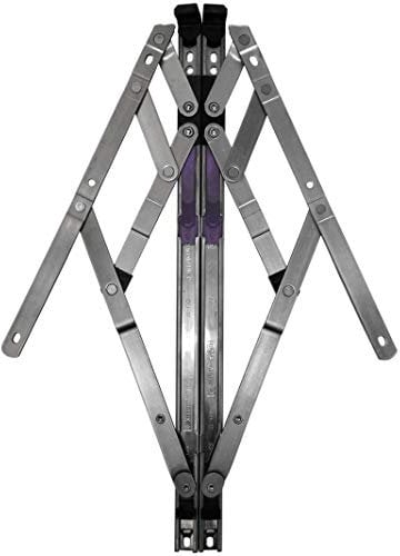 Cotswold Sinidex 12 Inch Fire Escape Easy Clean Window Hinge 17 Stack