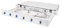 DIGITUS boîte d'épissure Fibre Optique 6 couplages - LC - OS2-1U - 19 Pouces - Single-Mode Simplex - avec Cassette d'épissure - Montage en Rack