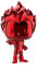 Funko POP! Animation: Dragon Ball Z - Super Saiyan Vegeta (Red Chrome) #154 - 2019 SDCC Shared Exclusive