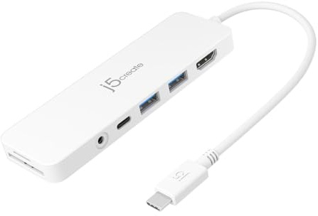 j5create JCD373-N Multi Adaptateur USB-C Léger