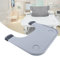 Plateau universel pour fauteuil roulant - Gris - Avec 2 porte-gobelets - Pour la nourriture, la lecture et le repos