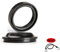 PARAOLI PER FORCELLA 38 x 50 x 10,5 CM SPECIFICO 040ARI021 COMPATIBILE CON CAGIVA 125 MITO 1 1990 ANELLO DI TENUTA ALL-BALLS MOTO SCOOTER